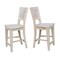 Whitewood Industries Solid Wood Canyon Solid Back Counter Height Dining Stool - 24" Seat Height S-482 - alternate 9